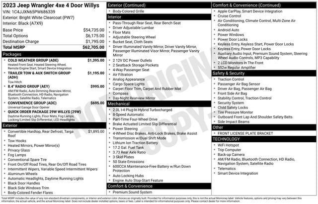 jeep wrangler 4xe 2023 1C4JJXN65PW686339 image jeep wrangler 4xe 2023 1C4JJXN65PW686339 image